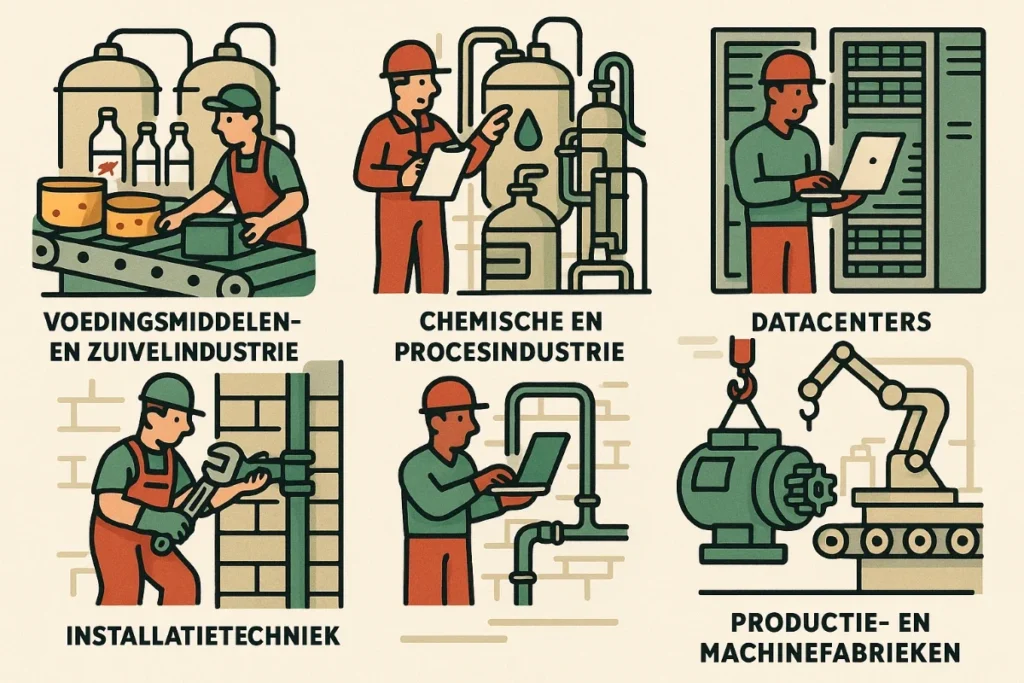 sectoren industrieel verhuisbedrijf
